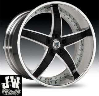 24 inch asanti AF166 Wheels Charger GMC Chevy 300