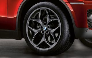 BMW x5 x6 Black Style 215 Genuine Wheels Rims New 21