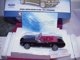 Franklin Mint FORD 1964 1 2 Mustang Convertible Limited Edition 0074