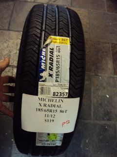 Michelin x Raidal 185 65R15 86T Brand New Tire