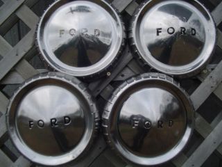 Ford Hubcaps Wheel Covers Wheels FoMoCo Center Caps Dog Dish Poverty