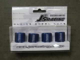 Racing Aluminum Lug Nuts Lock Blue Honda M12x1 5
