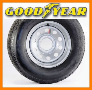 Goodyear Radial Trailer Tires Rims ST225 75R15 225 75 15 15 Silver