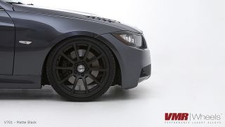 19 VMR V701 Matte Black Wheels Rims Fit BMW 325i 328i 330i 335i 2006