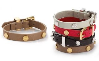 MARC BY MARC JACOBS Turnlock Leather Wrap Bracelet_2