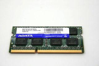 ADATA 2GB DDR3 PC3 10600S Laptop Memory RAM AD73I1B1672EG Tested