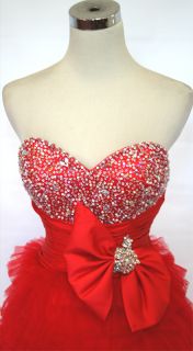 Mac DUGGAL Couture 4759H Red 2012 Prom Ball Gown 10