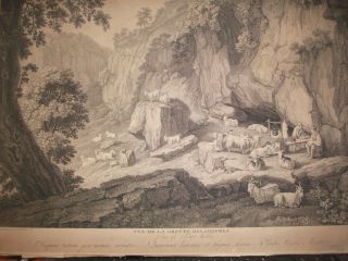 Jakob Philipp Hackert 1780 Fonte Bello Monti Lucretili Capre Grotte
