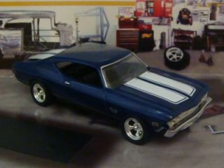 Hot Wheels 69 Chevelle SS 396 Blue One 1 64 Scale Edit 6 Detailed