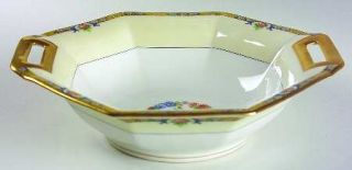 Haviland Chenonceaux 10 Octagonal Vegetable Bowl, Fine China Dinnerware   Theo,