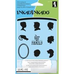 Inkadinkado Inchie Clear Stamps 4 X4 Sheet : Cameo
