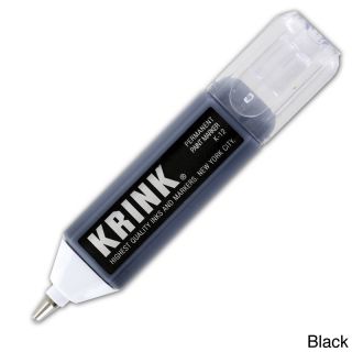 Krink K 12 Compact Permanent Paint Marker (Purple, orange, red, silver, gold, light blue, light green, light pink, blackModel: Krink Compact Marker UploadDimensions: 4 inches long x 1 inch wide x 0.75 inch deepQuantity: One (1) marker )