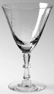 Tiffin Franciscan Mindy Water Goblet   Stem#D642, Leaves