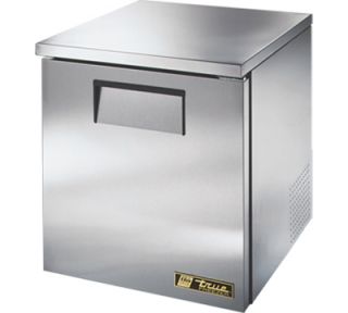 True 27 Low Profile Undercounter Freezer   1 Solid Door, Aluminum/Stainless