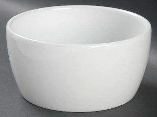 Tag Ltd Whiteware Coupe Cereal Bowl, Fine China Dinnerware   Porcelain,All White