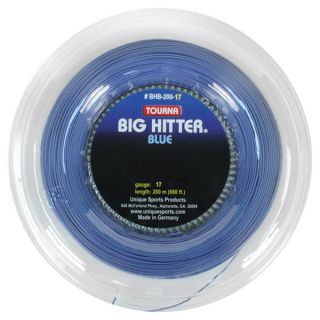 Tourna Big Hitter Blue 17G Reel Tennis String  Blue