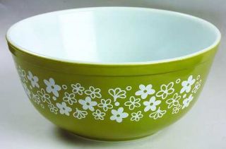 Corning Spring Blossom Mixing Bowl, Fine China Dinnerware   Corelle,Green & Whit