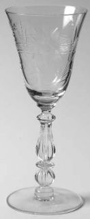 Cambridge Maryland Clear (Stem #3776) Wine Glass   Stem #3776,Clear,Cut