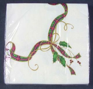 Lenox China Holiday Nouveau Gold Unopened Paper Luncheon Napkins Package, Fine C