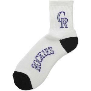 Colorado Rockies For Bare Feet Ankle White 501 Sock