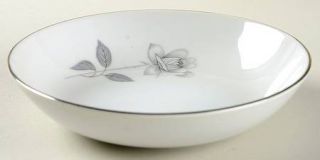 Queens Royal Queens Royal Coupe Cereal Bowl, Fine China Dinnerware   Gray Rose&B