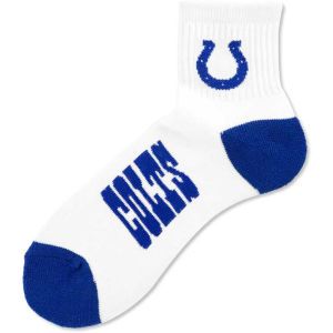 Indianapolis Colts For Bare Feet Ankle White 501 Sock