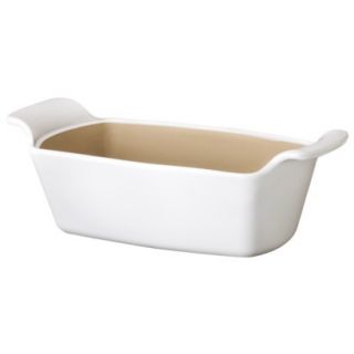 NaturalStone Handcraft 8 Cup Loaf Pan   White