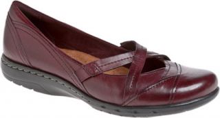 Womens Cobb Hill Poppy   Merlot Full Grain Burnished Leather Casual Shoes