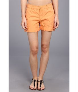 Calvin Klein Jeans Paper Touch Utility Short Womens Shorts (Orange)