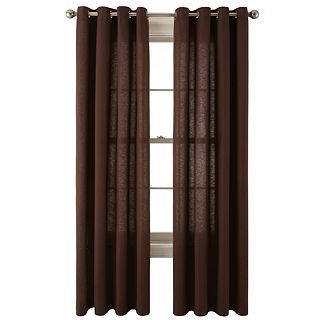 JCP Home Collection JCPenney Home Holden Grommet Top Cotton Curtain Panel,