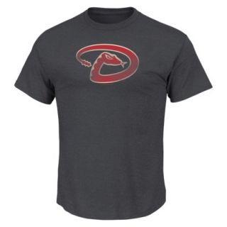 MLB Mens Arizona Diamondbacks T Shirt   Grey (M)