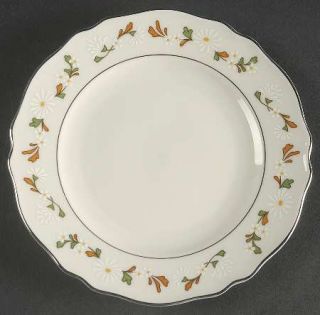 Franconia   Krautheim Glendale Bread & Butter Plate, Fine China Dinnerware   Whi