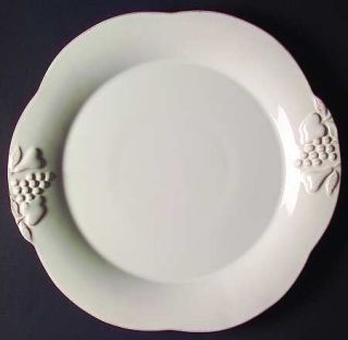 Casafina Madeira Harvest (White) Dinner Plate, Fine China Dinnerware   Embossed