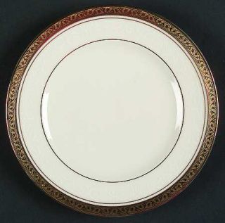 Noritake Ardmore Gold Bread & Butter Plate, Fine China Dinnerware   White Scroll