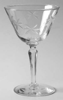 Libbey   Rock Sharpe Candlelight Champagne/Tall Sherbet   Stem #3001,Cut
