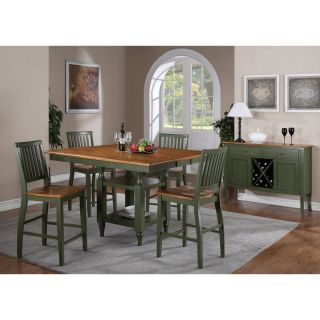 Steve Silver Candice Two Tone Counter Height Dining Table Oak / White   SSC1598 