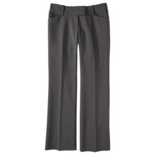 Mossimo Womens Refined Flare Pant (Modern Fit)   Gray 12 Short