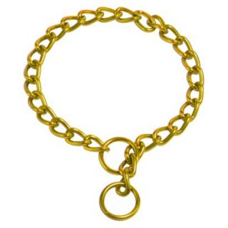 Platinum Pets Coated Chain Training Collar   Gold (20 x 3mm)