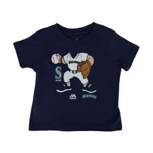 Seattle Mariners Majestic MLB Toddler Pint Sized Pitcher T Shirt