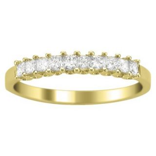 1/2 CT.T.W. Diamond Band Ring in 14K Yellow Gold   Size 6.5