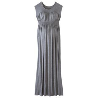 Liz Lange for Target Maternity Sleeveless Smocked Maxi Dress   Gray XL