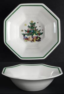 Nikko Christmastime 6 All Purpose (Cereal) Bowl, Fine China Dinnerware   Classi
