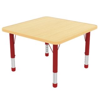 ECR4Kids 48 Square Adjustable Activity Table in Maple ELR 14117