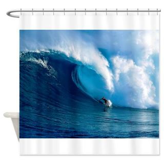  Big Wave Surfing Shower Curtain  Use code FREECART at Checkout