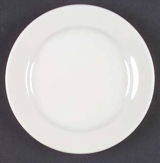 Oneida Crown Rego White Salad Plate, Fine China Dinnerware   Edge Rolled 1/4 Un