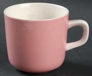 Mikasa Pastelle Pink Flat Cup, Fine China Dinnerware   Pink