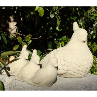 Designer Stone Inc Vintage Mama Quail Garden Statue   7232 A