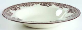 Wedgwood Plymouth (Brown, William Sonoma) Large Rim Soup Bowl, Fine China Dinner