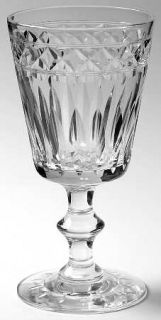 Hawkes Birr Water Goblet   Stem #7334, Cut