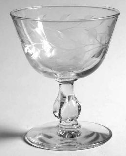 Libbey   Rock Sharpe Laurel Classic Champagne/Tall Sherbet   Stem #3003